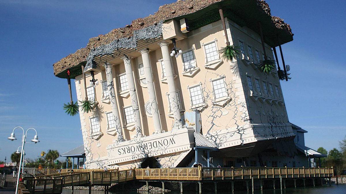 Exterior of WonderWorks Museum Myrtle Beach South Carolina